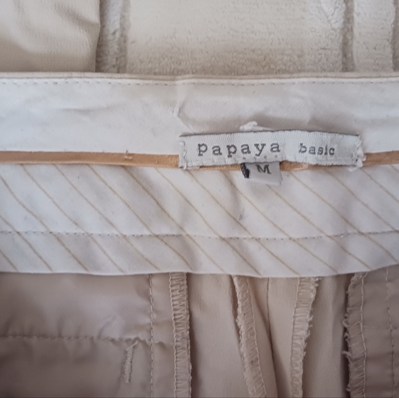 Cream/ khaki dress slacks (M) - Picture 3 of 5